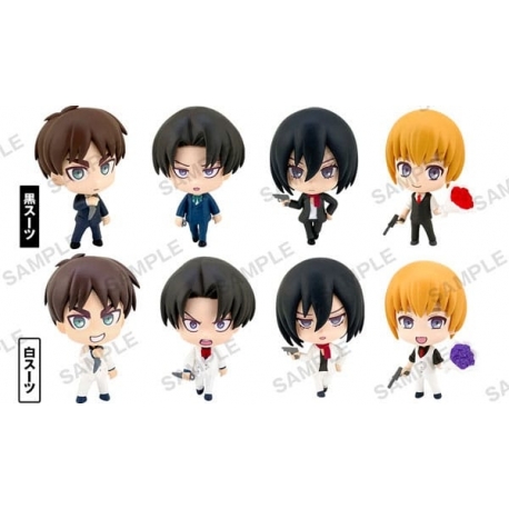 Attack On Titan figuras mini PVC Shirokuro Vol. 1 4 cm Surtido (12)