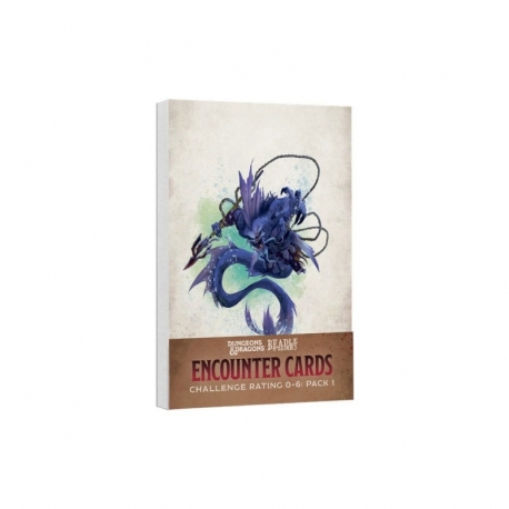 Dungeons & Dragons RPG Cartas de Encuentro Challenge Rating 0-6: Pack 1 (Inglés)