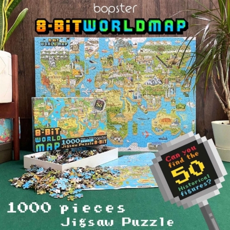 8-Bit Pixel Puzzle World Level 3 1000 Piezas