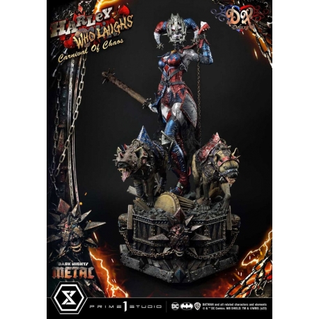 Dark Nights: Metal Museum Masterline Series 1/3 Harley Quinn Who Laughs Concept Design by Caelos D`anda Deluxe Version 78 cm