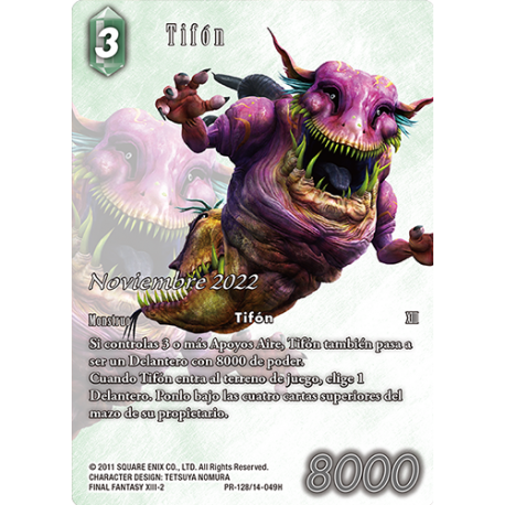 Final Fantasy TCG Opkit Typhoon (16+4) Noviembre 22 de Square Enix