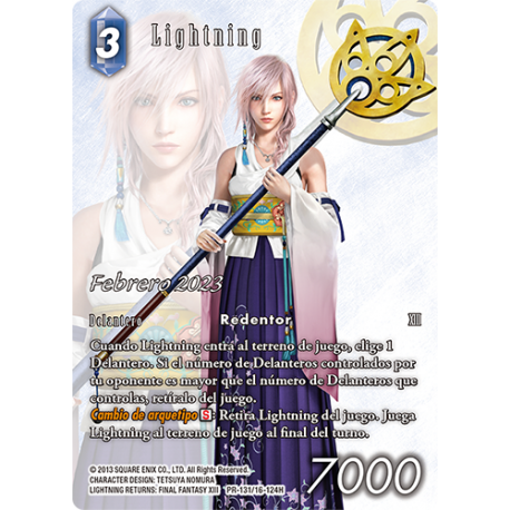 Final Fantasy TCG Opkit Lightning (16+4) Febrero 23 de Square Enix
