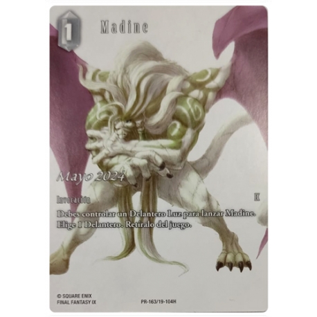 Final Fantasy TCG Opkit Madine (16+4) May 24 from Square Enix