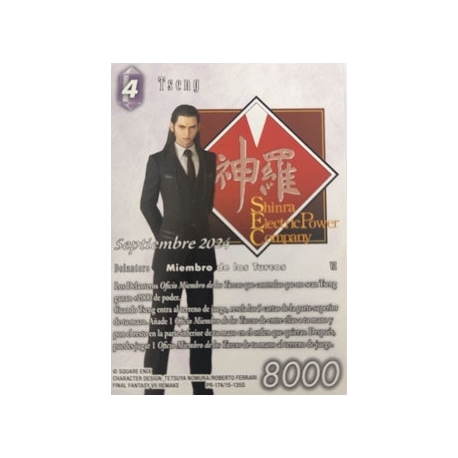Final Fantasy TCG Opkit Tseng (16+4) September 24 from Square Enix