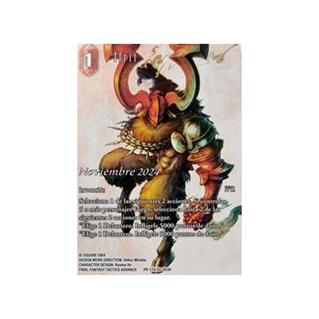 Final Fantasy TCG Opkit (16+4) Noviembre 24 de Square Enix