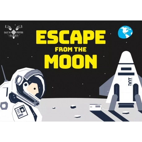 Escape from the Moon board game from Salt & Pepper Games (Spanish)