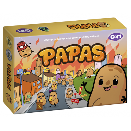 Juego de cartas Papas de Guerra de Mitos