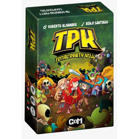 TPK - Total Party Kill es un juego de mazmorras colaborativo para toda la familia