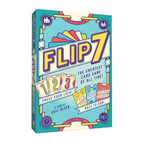Juego de cartas Flip 7 (Inglés) de USAopoly