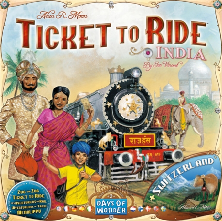 India, the second volume of the new series of expansions to Ride !