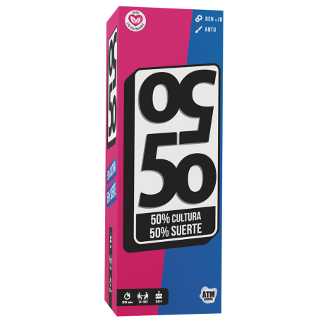 Party board game 50% CULTURE 50% LUCK from La Caja