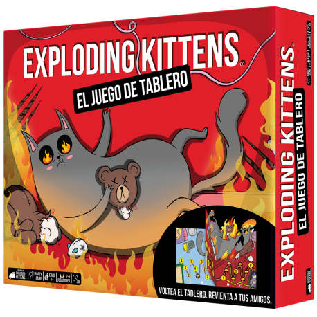 Exploding Kittens: The Board Game (Spanish) from Exploding Kittens
