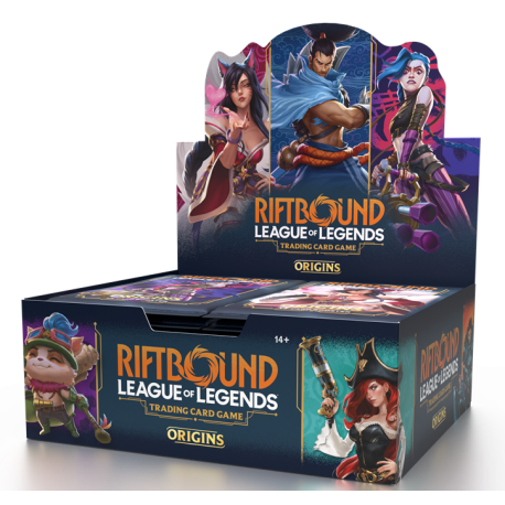 Riftbound: League of Legends TCG - Set One: Origins Booster Display (24 packs) (Inglés) de Jasco Games