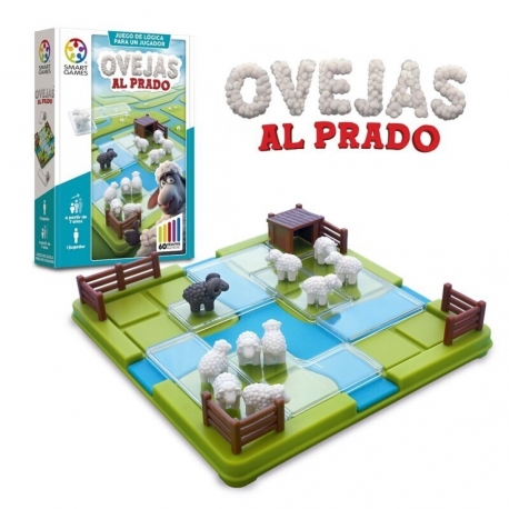 Sheep to the Meadow board game by Smart Games