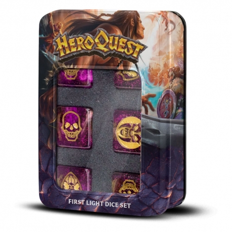 HeroQuest Pack de Dados First Light D6 de FanRoll
