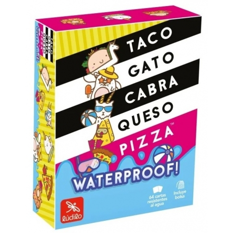 Juego de cartas Taco, Gato, Cabra, Queso, Pizza Waterproof de Ludilo