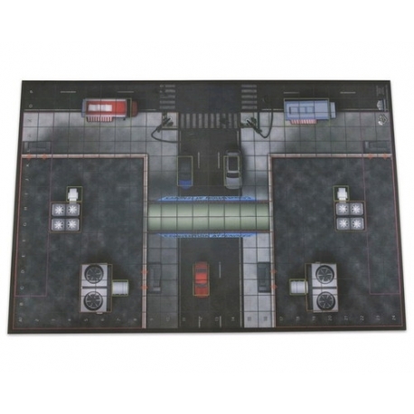 HEROCLIX - MAPAS PREMIUM - CENTER PLAZA