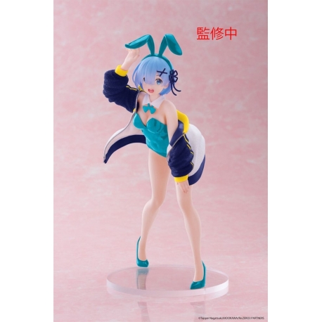 Re:Zero Starting Life in Another World Coreful Statue PVC Rem (Jacket Bunny Ver.) Renewal 18 cm
