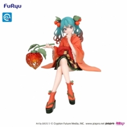 Hatsune Miku Estatua PVC Noodle Stopper Flower Fairy Winter Cherry 15 cm