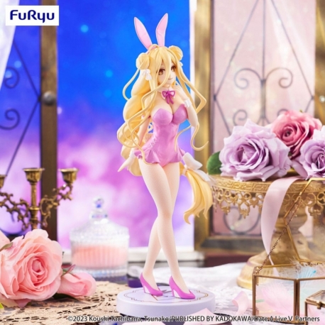 Date A Live V Estatua PVC BiCute Bunnnies Mukuro Hoshimiya Pink Color Ver. 27 cm