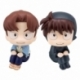 Nintama Rantaro Statue PVC Look Up Hansuke Doi & Rikichi Yamada Set (with gift) 11 cm