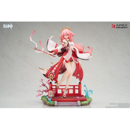 Genshin Impact Estatua PVC 1/7 Yae Miko Astute Amusement Ver. 28 cm