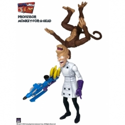 Earthworm Jim Figura Wave 1: Professor Monkey-For-A-Head 28 cm