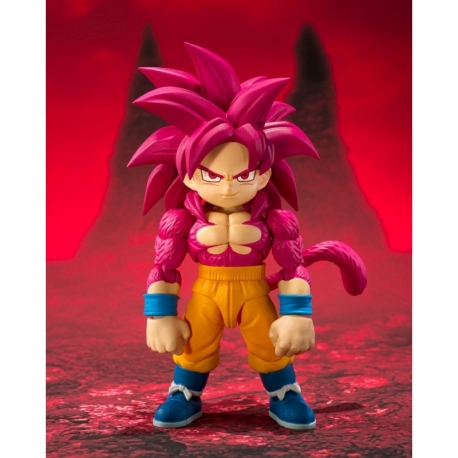 Dragon Ball Daima Figure SHFigures Super Saiyan Level 4 Sound Goku (mini) 8 cm