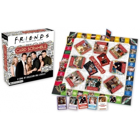 Friends Card Scramble Board Game (English)