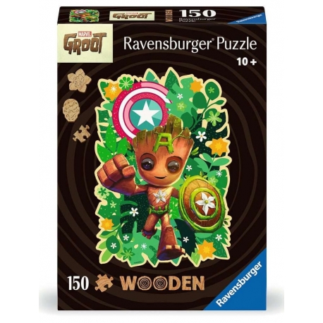 Marvel Wooden Puzzle WOODEN Groot (150 pieces)