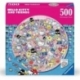 Helly Kitty and Friends Round Puzzle (500 Pieces)