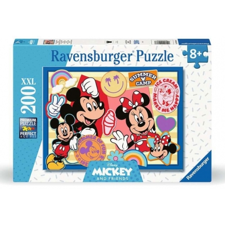 Disney Puzzle for children XXL On the road with Mickey and Minnie (200 pieces)