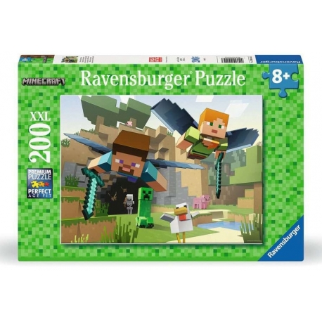Minecraft Puzzle for Kids XXL Animal Adventures (200 pieces)