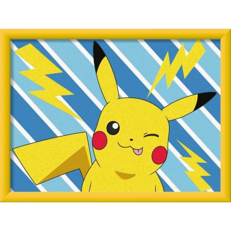 Pokémon Paint by Numbers Set CreArt Pikachu 18 x 24 cm