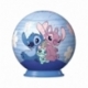 Disney Stitch Puzzle 3D Puzzle-Ball Stitch & Angel (55 pieces)