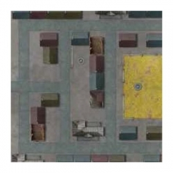 TANKS: CAEN GAME MAT 36" X 36" - EN
