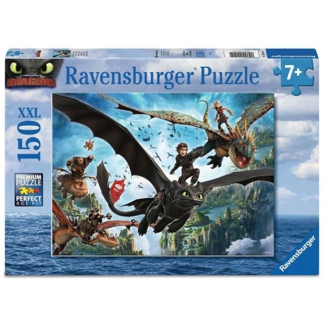 How to Train Your Dragon XXL Dragons & Heroes Puzzle for Kids (150 pieces)