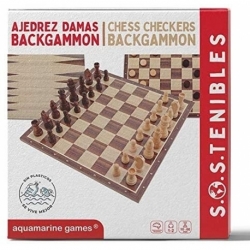 Ajedrez Damas Backgammon Fsc 100%