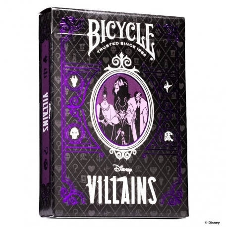 Naipes - Baraja Bicycle Disney Villains Verde/Morado