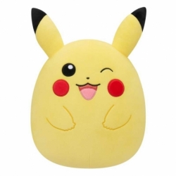 Pokemon Peluche Squishmallows Pikachu Guiño 35Cm