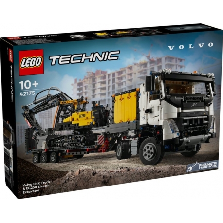 Lego Technic FMX Truck and Volvo EC230 Electric Excavator