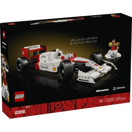 Lego Icons - Mclaren Mp4/4 And Ayrton Senna