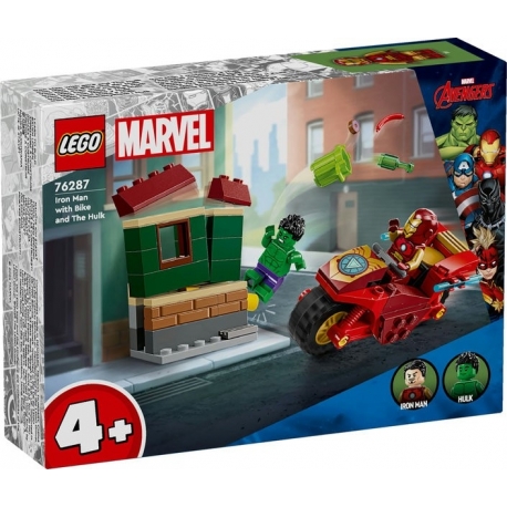 Lego Marvel - Iron Man With Motorcycle Hulk