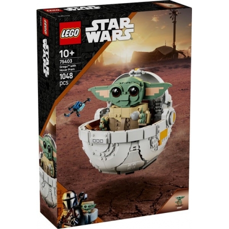 Lego Star Wars Grogu With Aerocradle