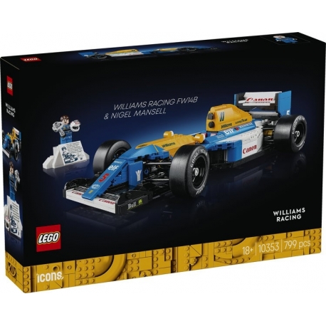 Lego Icons Williams Racing Fw14B And Nigel Mansell