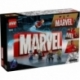 Lego Marvel Logo and Minifigures
