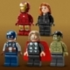 Lego Marvel Logo and Minifigures