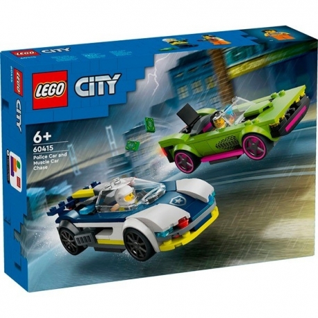 Lego City Police Car and Powerful Sports Car