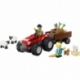 Lego City - Red Tractor with Trailer and Sheep