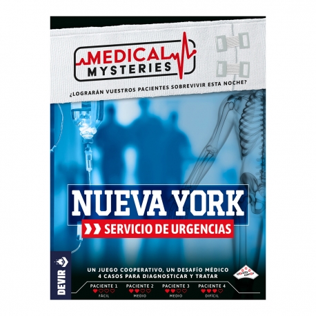 Medical Mysteries: New York Emergency Room board game from Devir (Spanish)